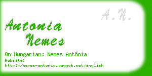 antonia nemes business card